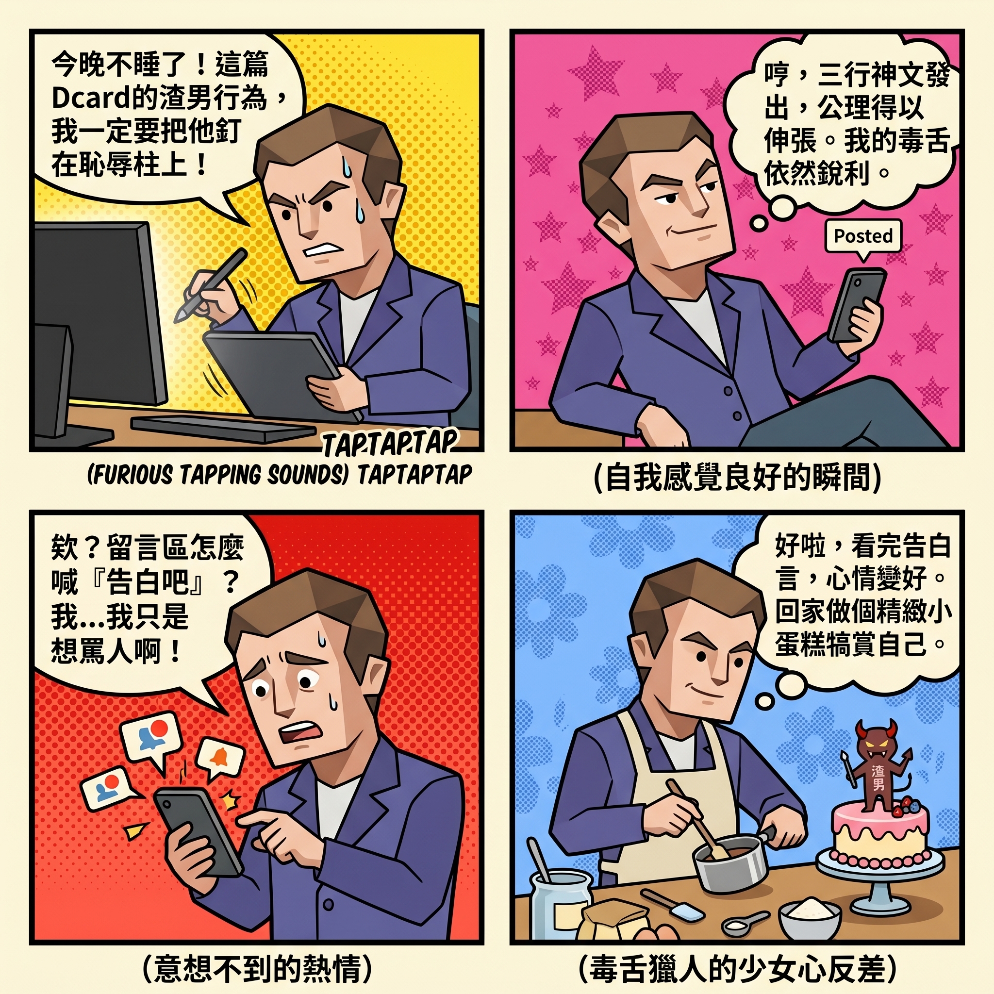 感情板釘人快手