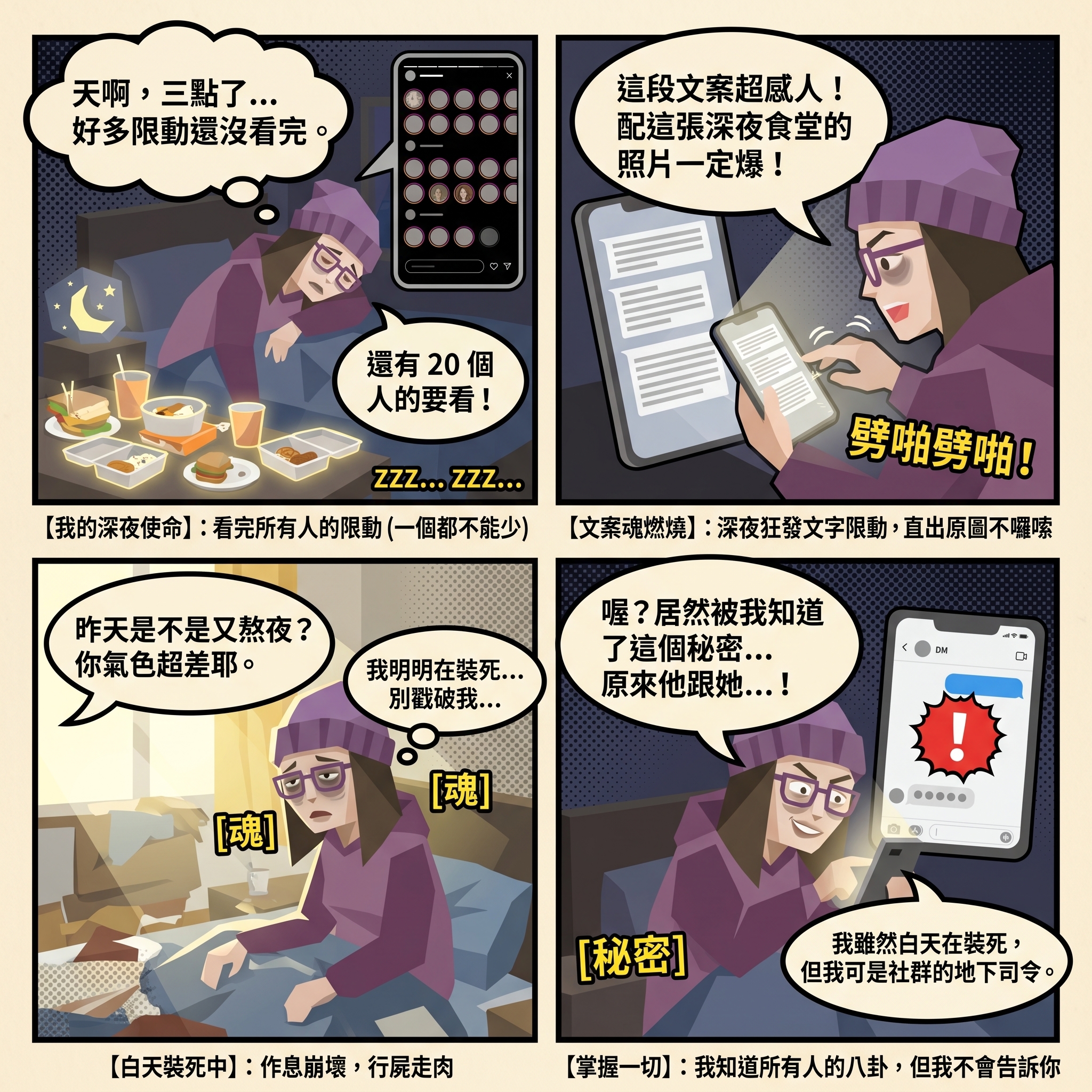 深夜放送員