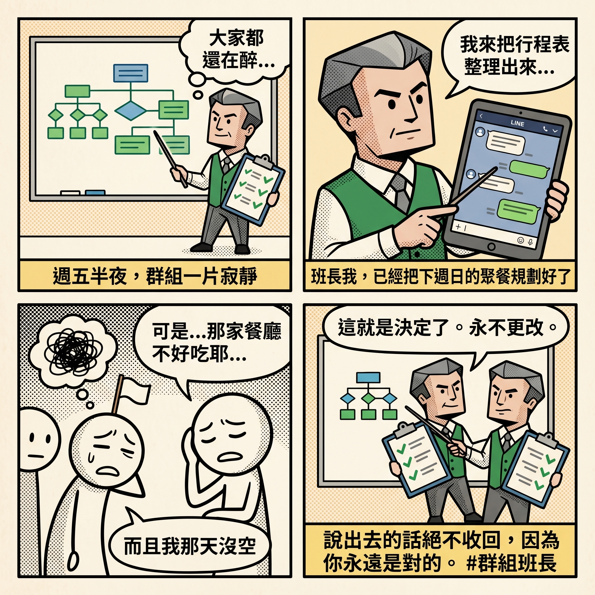 家族群里長