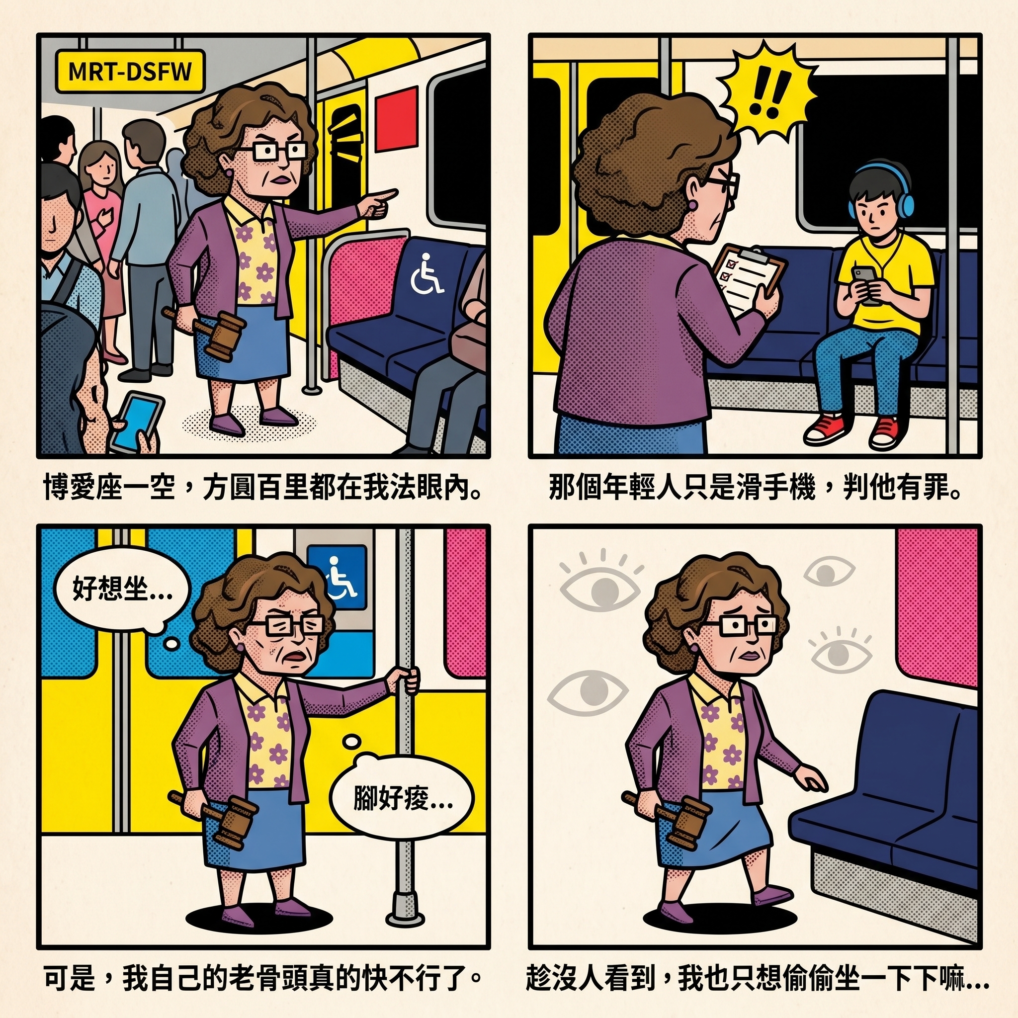 優先席法官
