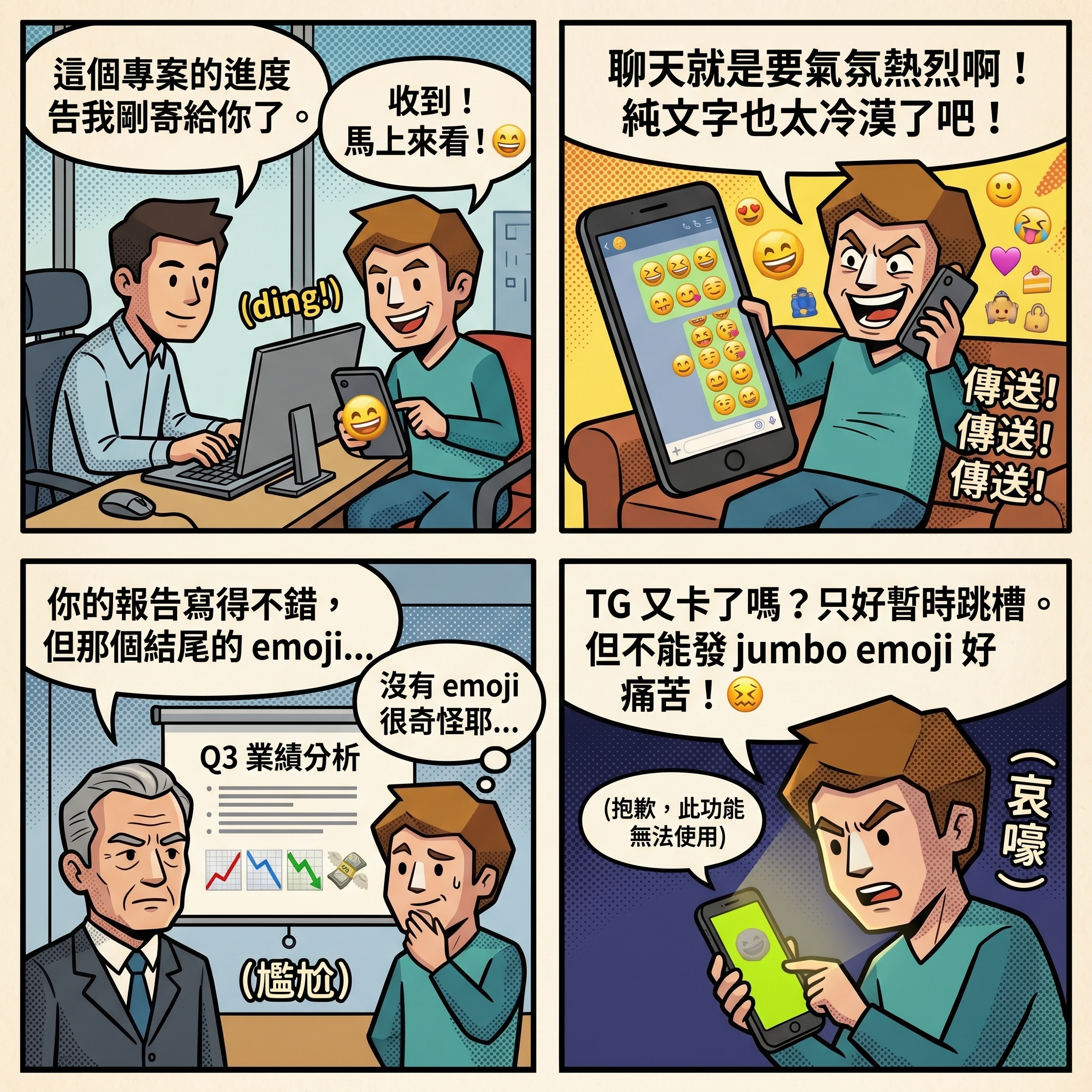 巨大 emoji 派