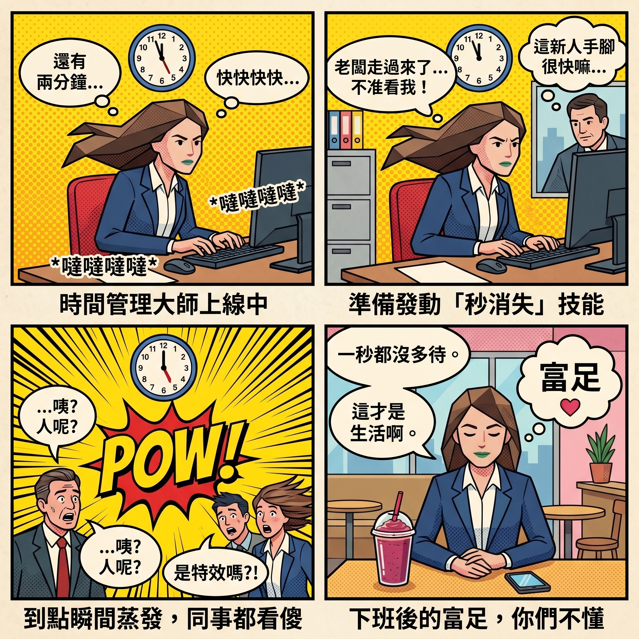 下班秒消失派